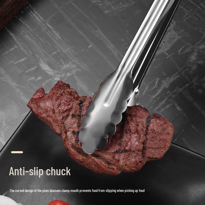 12-inch 410 Stainless Steel Food Tongs