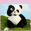 Entzückendes 35cm Schwarzes Panda Plüschtier Superweiches Stofftier Geschenk für Mädchen