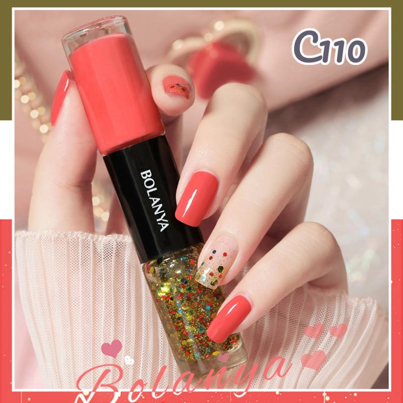 

Лак для ногтей, быстросохнущий, одна бутылка двух цветов, полуперманентный лак для ногтей Vernis, маникюрный лак для ногтей