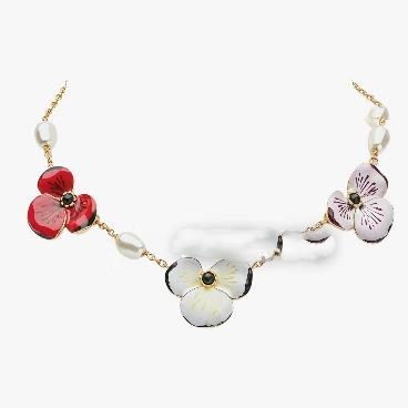 26 Colorful Glass Flower Earrings for Women Fragrant Grandma Light Luxury Fashion Earrings and Earrings