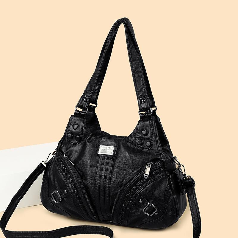 Retro Damenhandtaschen Neue Damen-Umhängetaschen Personalisierte tragbare Messenger-Taschen mit großem Fassungsvermögen