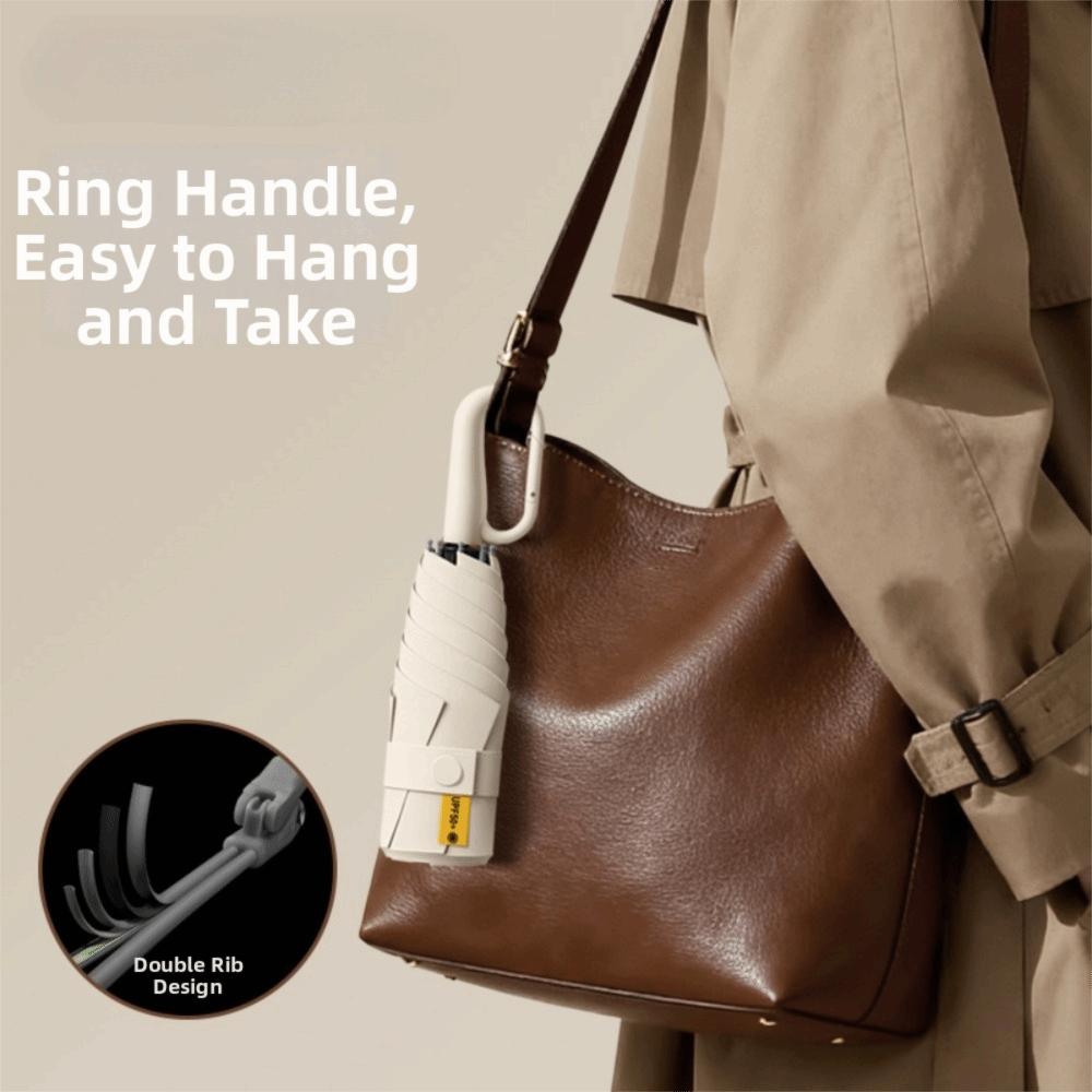 Portable Buckle Mini Umbrella Folding UV Protection Umbrella New Sunshade Umbrella  Outdoor Travel