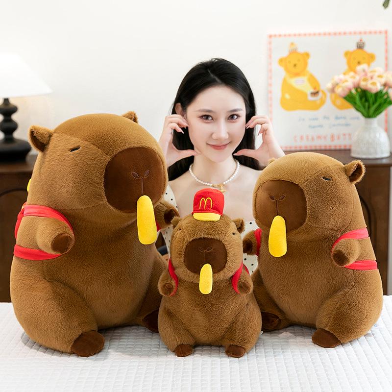 

Плюшевая игрушка Капибара: Успокаивающая мягкая кукла для детей 23cm (0.19kg)