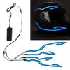 Refit Cold Light Strip Waterproof Blinker Motorcycle Helmet LED Light Sticker Cycling Warning Lights Universal night light
