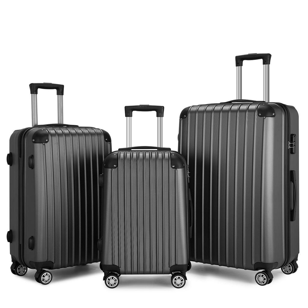 20-Inch Fixed Spot Corner Protector Trolley Luggage – ABS Travel Suitcase Bag with Printed Logo, Ideal As a Business Gift.