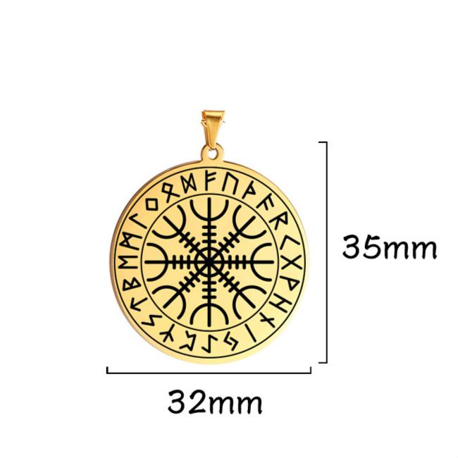 Dawapara Seven Archangels Sigil Charm DIY Accessories Pendant for Necklace Archangels Sigil Pendants Magic Amulet Protection