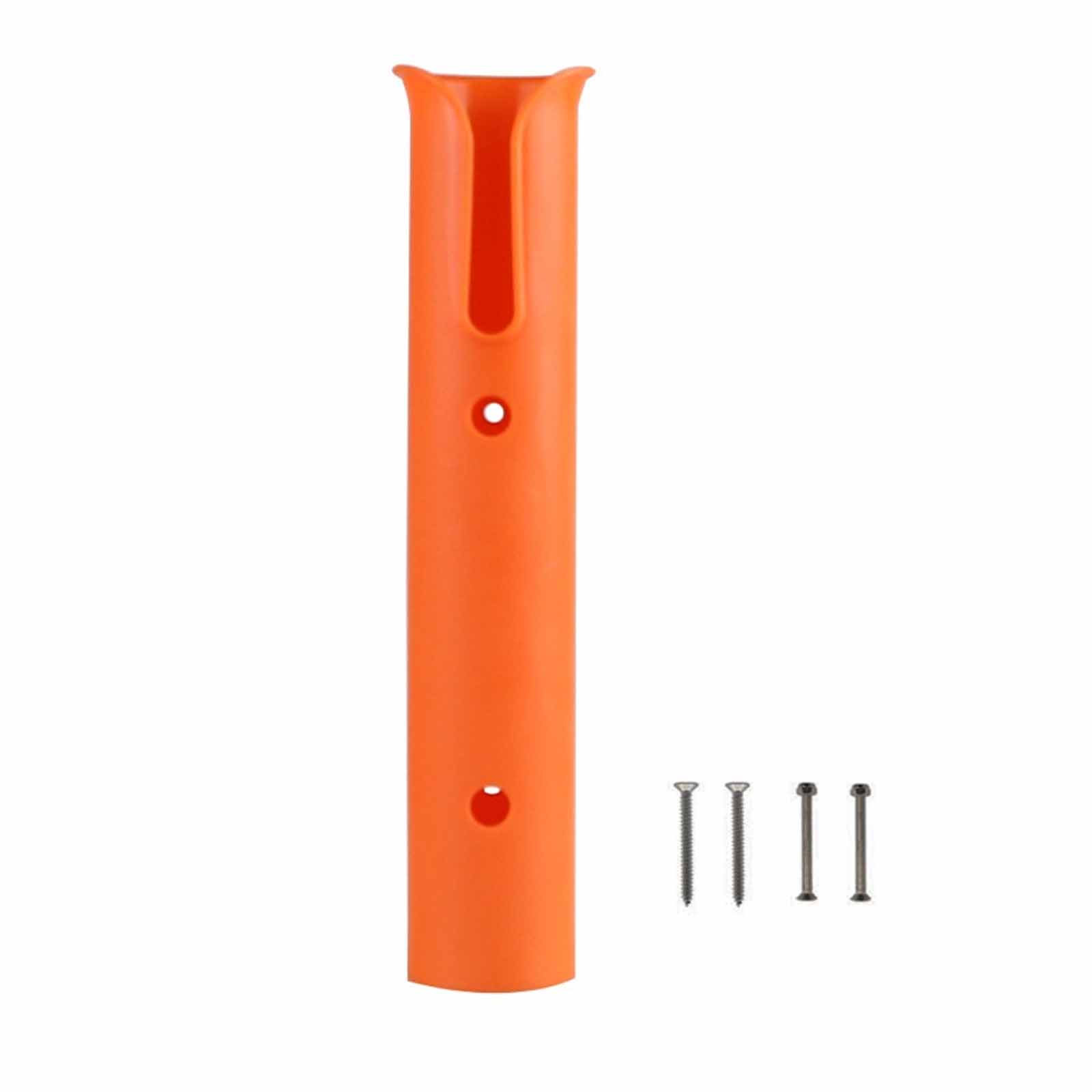 

Fish Tackle Side Mount Fishing Rod Rack Portable Lightweight Fishing Pole Holders with Screw Pole Tube Bracket Yacht One Size