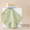 Large Size Women Spring and Autumn Cotton High Waist Abdominal Antibacterial No Mark Briefs