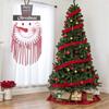 Christmas Countdown Calendar Wooden Cane Candy Hanging Decorative Ornament