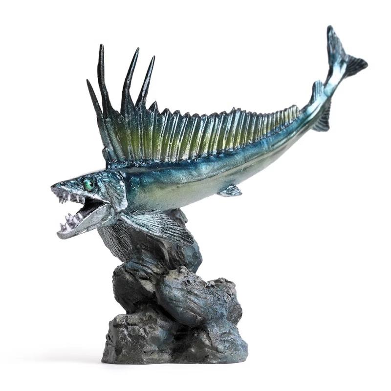 Original Gacha Toys Biological Encyclopedia Deep Sea Fish and Marine Life Simulation Model Ornaments ACTION FIGURE Toys