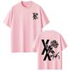 Camiseta de Moda Hip Hop Unisex para Mujer Camiseta con Estampado del Tour 2026 Lost Americana de MGK Manga Corta Holgada Casual Camisetas de Algodón Oversize