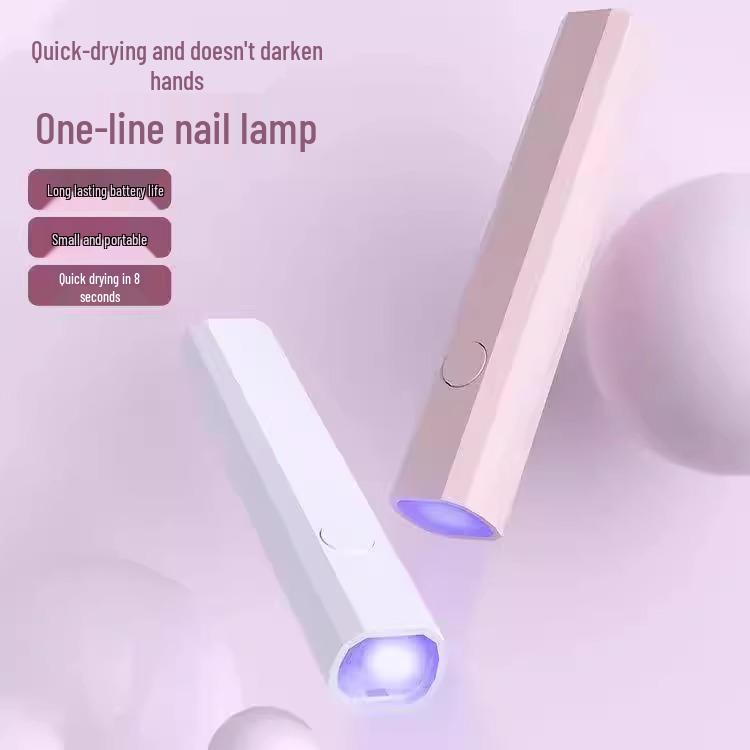Newcomer Exclusive: Quick-Dry Handheld Nail Lamp with 0.01 Free Shipping - Easy One-Step Phototherapy.