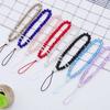 New s Colorful Crystal Phone Hanging Rope Creative Universal Phone Chain Wrist Strap Rope Bead Pendant Phone Lanyards
