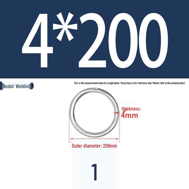 304 Stainless Steel Seamless O-Ring for Lifting and Hammock Yoga Connection
