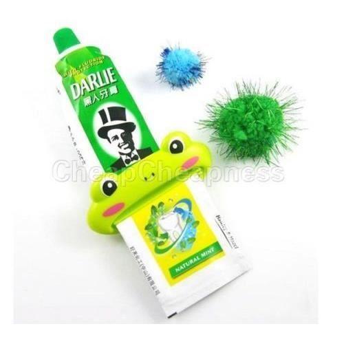 Toothpaste Dispenser Press Cartoon Useful Modern