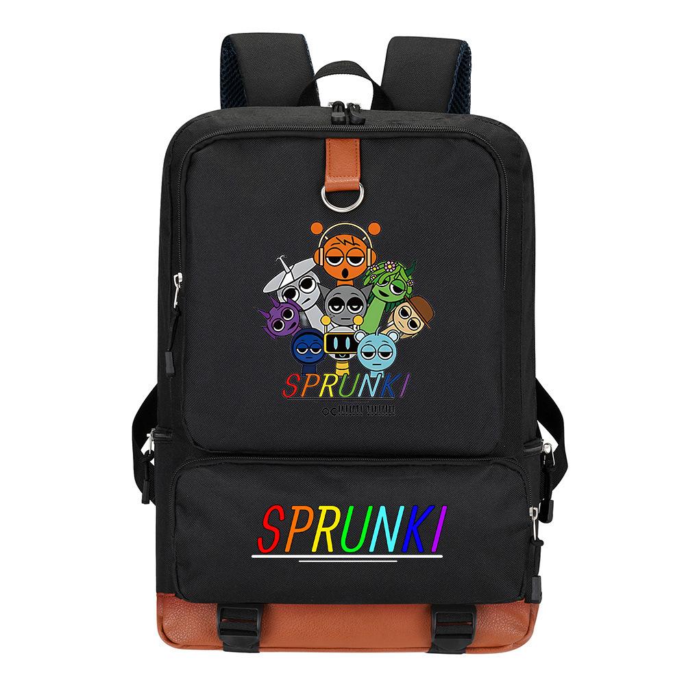 Rhythm Box Digital Printing Teen Student Schoolbag Sprunki Backpack Travel Bag Computer Bag Backpack