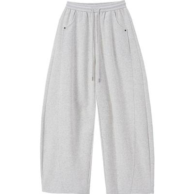 Pantaloni Larghi Casual a Vita Alta da Donna