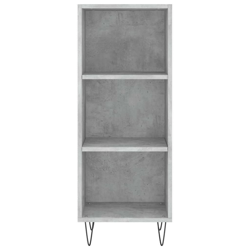 Highboard Concrete Grey 34.5 x 34 x 180 cm Particleboard