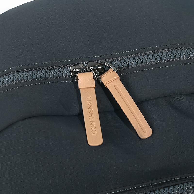 Minimalist Nylon Backpack for Women Large Capacity School Bag Casual Travel Daypack Purse