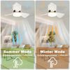 Ventilateur de plafond - NETTLIFE - 70 cm - 23W LED - Dimmable - Silencieux