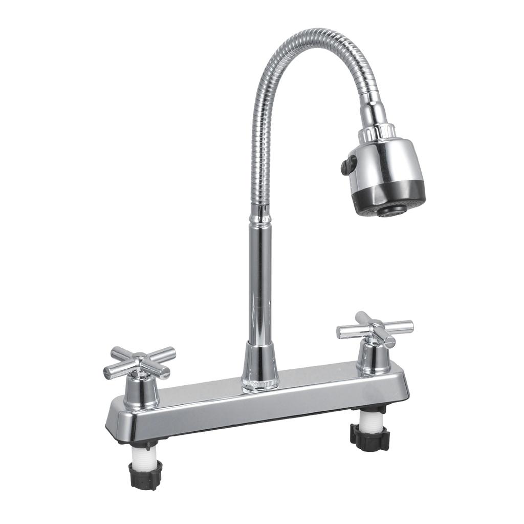 Kitchen Sink Faucet Professional Modern Simple Style Cold Hot Dual Use Basin Mixer Tap for Kitchen