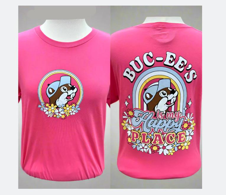 Buc-Ee S Is My Happy Place T-Shirt Fullsize S-5XL Unisex T-Shirt L