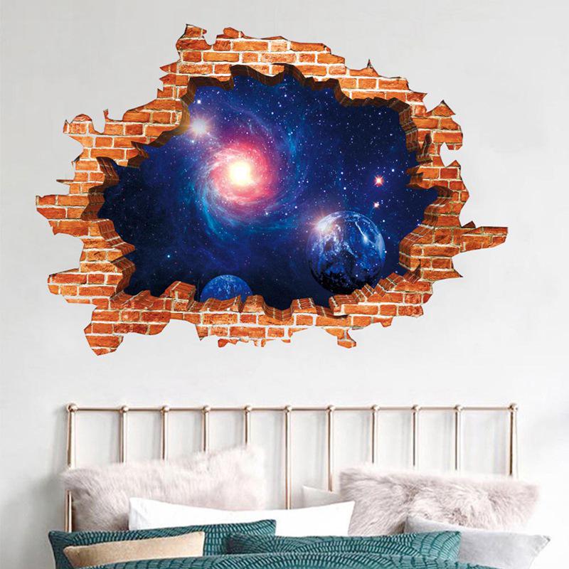 3d Broken Wall Universe Galaxy Starry Sky Sticker At Affordable S Free Real Reviews With Photos Joom - 3d Galaxy Planets Wall Stickers 3d Broken Wall Universe Galaxy Starry Sky Sticker At Affordable S Free Real Reviews With Photos Joom - 3d Galaxy Planets Wall Stickers