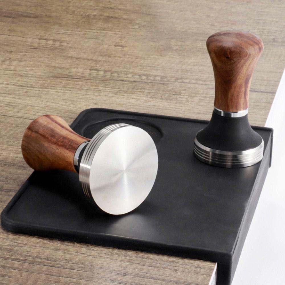 Stainless Steel Flat Base Coffee Tamper Coffee Powder Distributor Leveler Tool  Barista