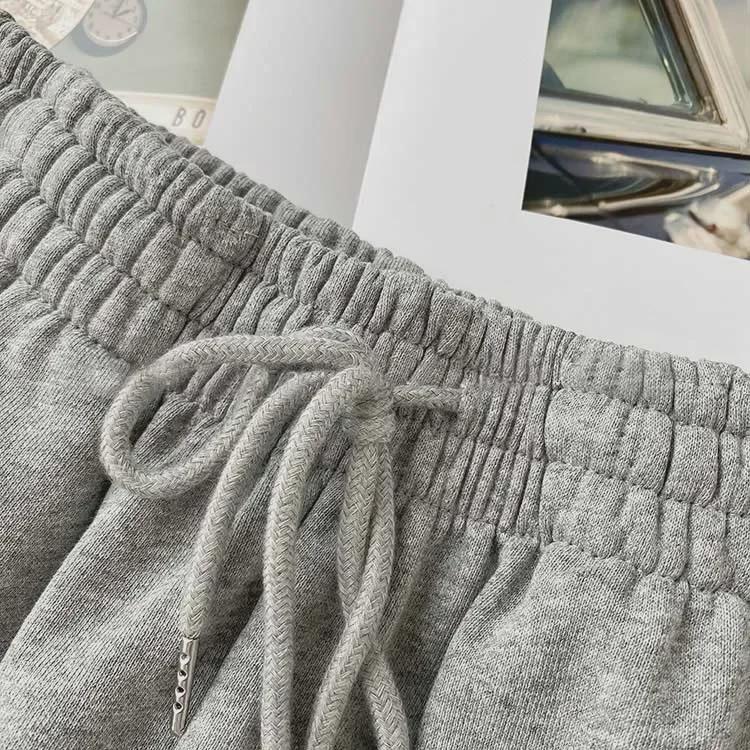 Korean-Style Women's Summer Wide-Leg Elastic Waist Shorts - Plus Size