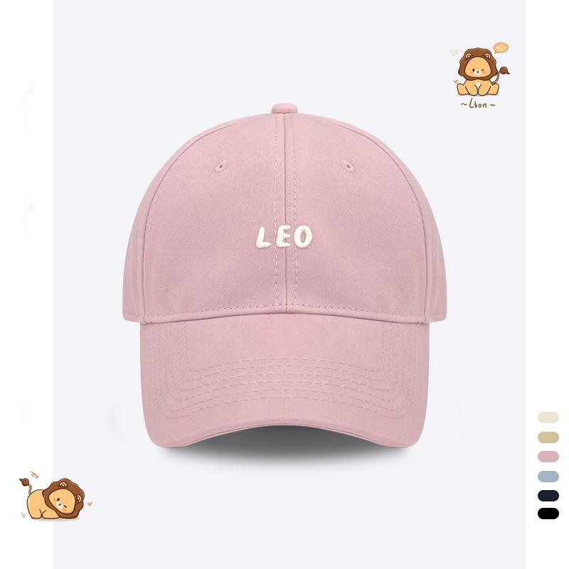 Letter simple plain baseball cap children spring and summer sunshade sunscreen face small casual cap couple