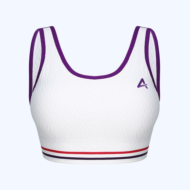 

Контрастный цвет и универсальный спортивный бюстгальтер для фитнеса, верхняя одежда, женский, для бега, аэробики, с пузырчатой подкладкой, одежда для йоги, жилет, красивая спина, цельный, с чашкой White S