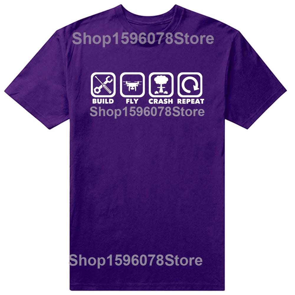 Funny Drone Classic T-Shirt Summer Men Women Clothing Fashion T Shirts Cotton Short Sleeve Oversized Loose T-shirt Tops