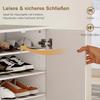 Shoe Cabinet with 2 Doors, 6 Adjustable Shelves, Soft-Close Hinges for 21 Pairs, White