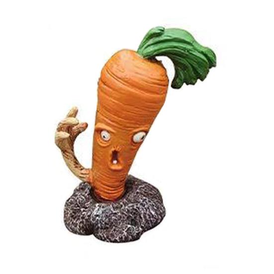 Halloween Vegetable Zombie Statue, Spooky Carrot Potato Zombie Garden Sculpture, Resin Outdoor Decoration for Patio, Yard, Graveyard Decor