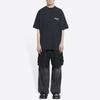 Balenciaga Political Campaign T-shirt Large Fit 'Washed Black' Men's 641675TKVJ19034