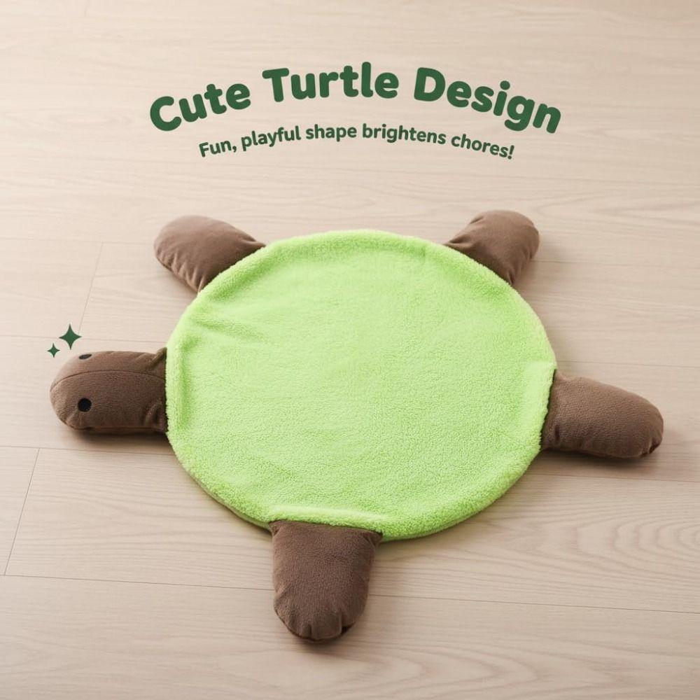 Washable Turtle Floor Mop Pad Double-Sided Hands-Free Mop Creative Gift Floor Cleaning Pad