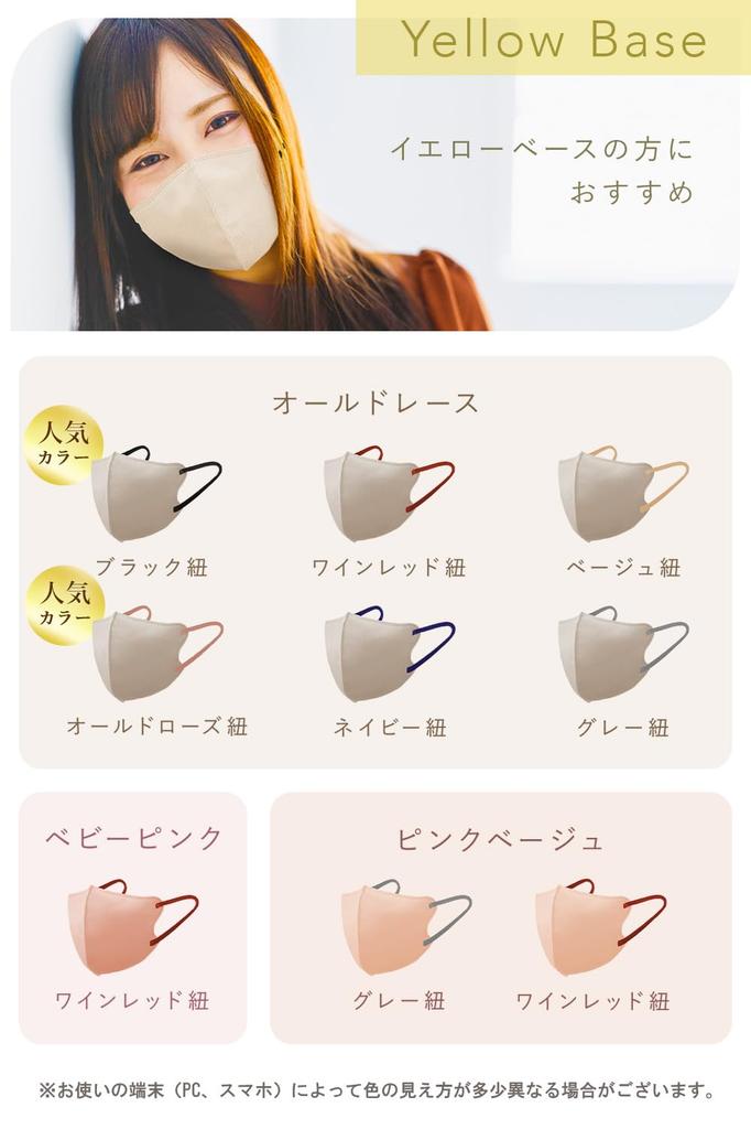 LaViness Nonwoven 3D Made In 30 Count Lace X Masks, Japan, (Old Black)