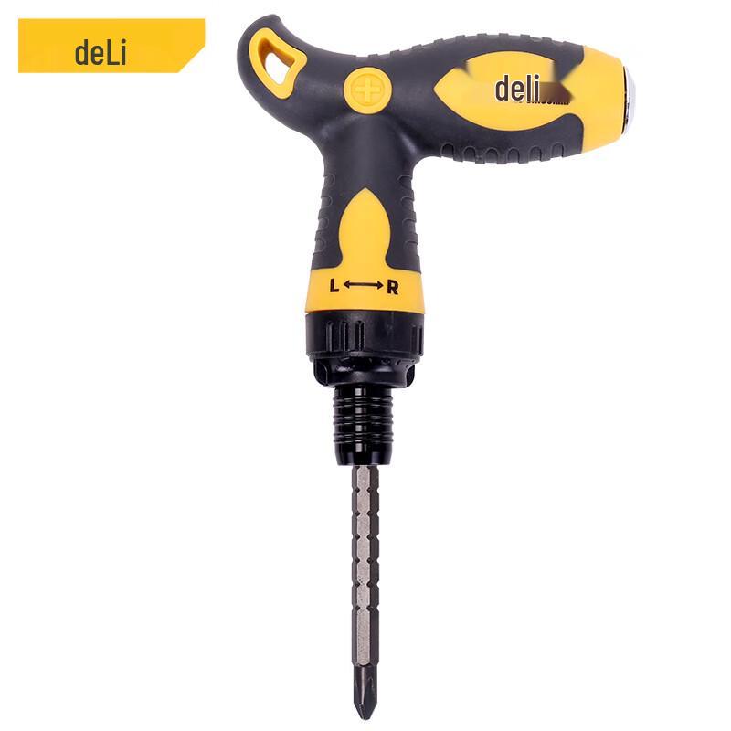 Deli Telescopic Ratchet Screwdriver
