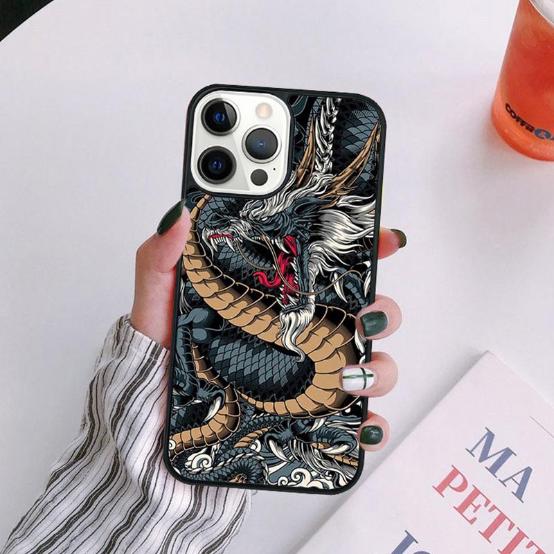 Chinese Dragon Phone Case For iPhone 17 Air 14 13 12 16Pro Max 15  Plus Max Cover Shell coque