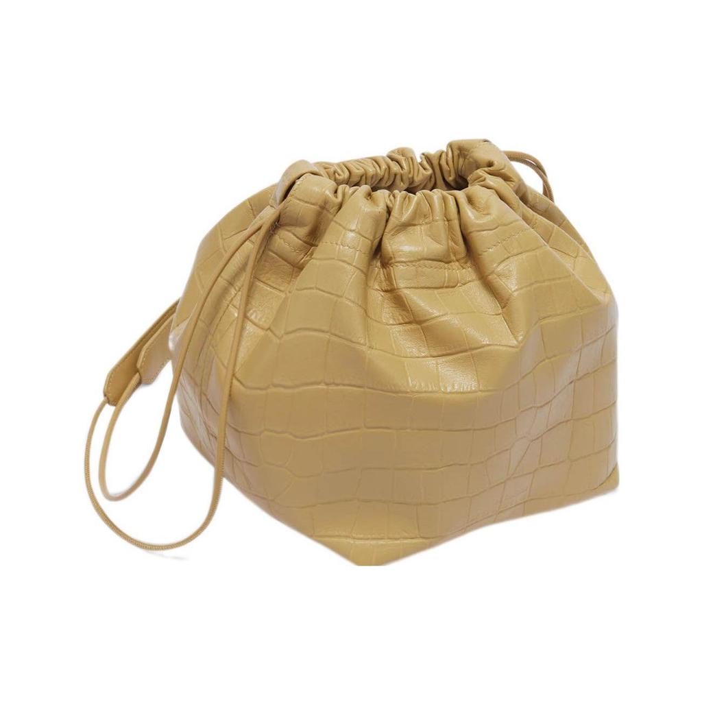 Jil Sander Logo Embossed Small Lambskin Crossbody Shoulder Bag Women bags Hazelnut-Brown J07WG0027P5371258