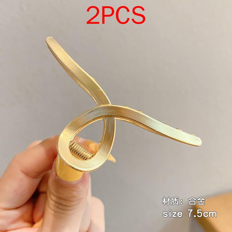 (87 Styles) 2pcs/ Set New Large Jelly Color Hair Clip Acrylic Hair Claw Shark Clamp For Women Girls Fashion Summer Updo Headwear Hair Accessories