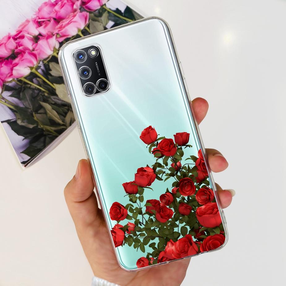 For Oppo A52 A72 A92 Case Cute Fashion Painted Cover Clear Silicone Phone Cases For Oppo A72 A 52 92 OppoA52 OppoA72 Soft Fundas