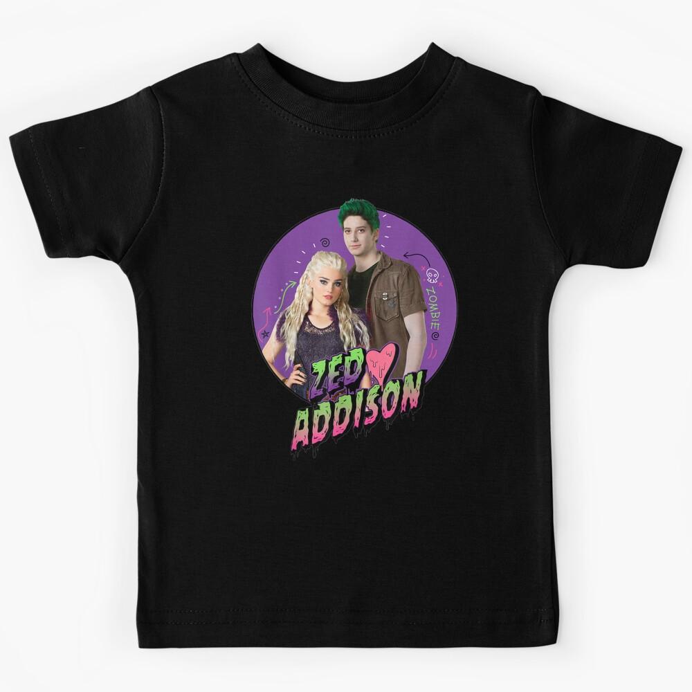 Zombies 2 Zed and Addison Love Kids T-Shirt 110