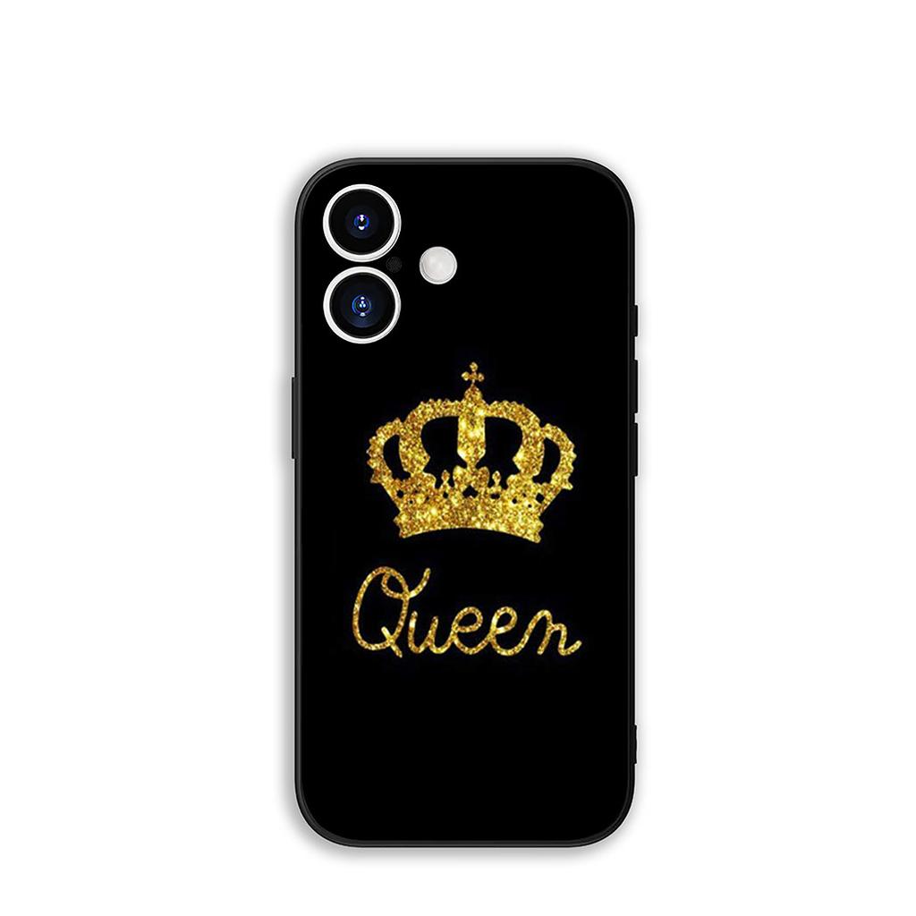 For Apple iPhone 17 16 15 11 Pro XS Max XR 6 7 8 Plus + SE 2020 5 16E Phone Cover Case Queen King Princess