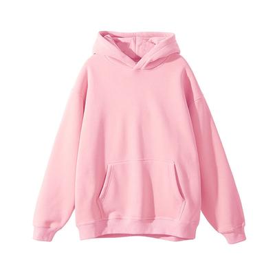 Herren Fleece-Kapuzenpullover für Herren, schwerer und verdickter amerikanischer lockerer Mantel, einfarbiger Kapuzenpullover für Herren
