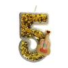 Creative Styling Design Cool Guitar Digital Candle Color Bright Birthday Cake Candle Decoration