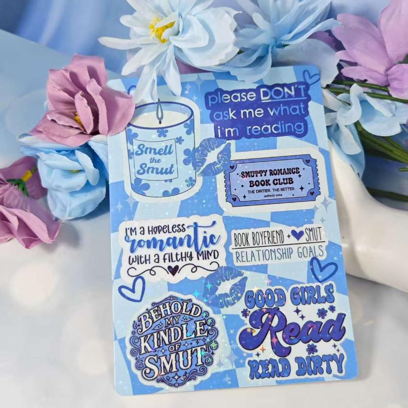 Cute Bow Pattern Insert Paper Cards Waterproof No Residue for Transparent Tablet Case E-Reader Cover Travel Portable Decor