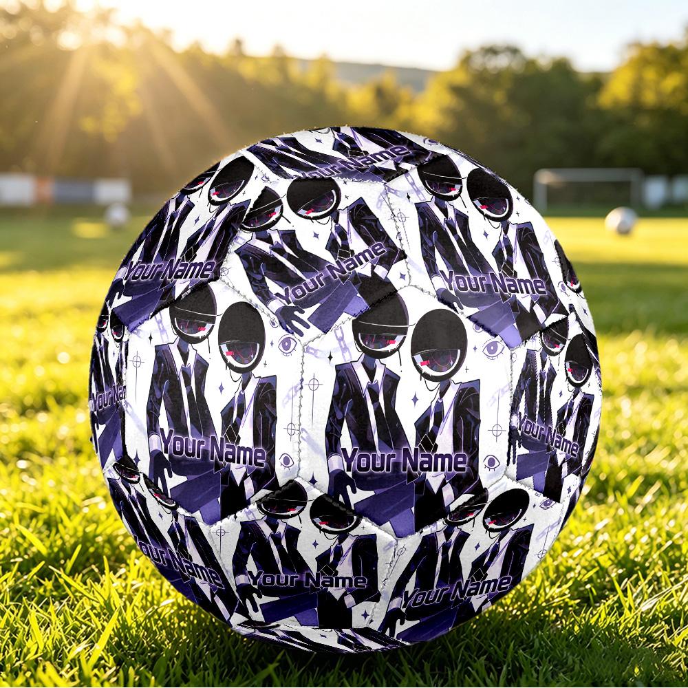 Custom Name Text Size 5 Football,Doors Standard Training Soccer Ball