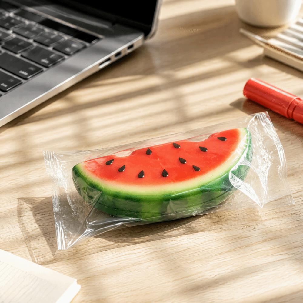 Realistic Watermelon Squeeze Toy Cute Summer Slow Rebound Toy  Student Prize