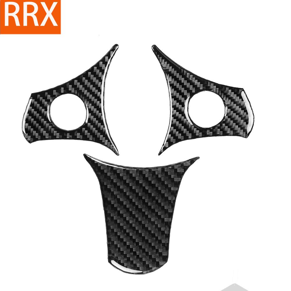 For Alfa Romeo 159 2005- Real Carbon Fiber Sticker Brera Spider Dashboard Gear Shift Panel Car ide Decorative Accessories